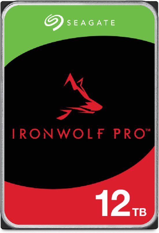 Seagate IronWolf Pro - 12TB - 3.5" - 7200RPM - SATA III - ST12000NT001