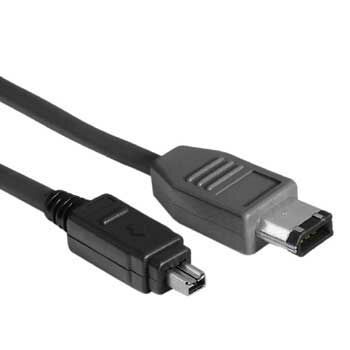 Hama FireWire 400 (IEEE 1394/IEEE 1394a) Kabel - 2 m - Zwart