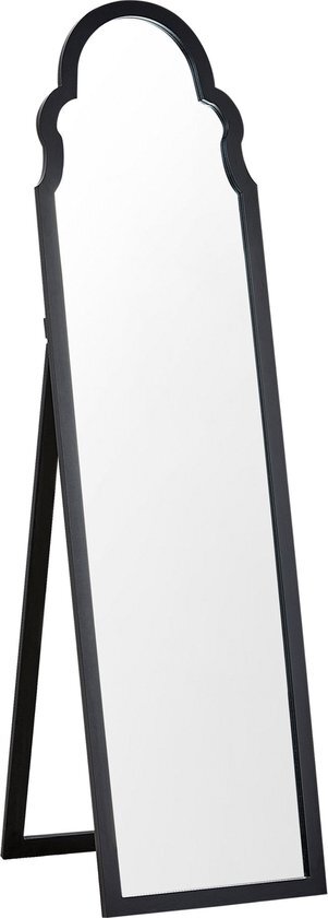 Beliani chatillon - staande spiegel-zwart-mdf