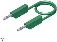 SKS Hirschmann CO MLN SIL 100/1 Meetsnoer Banaanstekker 4 mm Banaanstekker 4 mm 1.00 m Groen 1 stuk(s)
