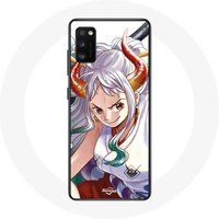 Maniacase Hoesje voor Samsung Galaxy A41 Yamato One Piece Anime Poster