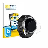 BROTECT - Screenprotector voor LIGE EF13-B 1.85" - Folie Beschermfolie transparant 6 Stuks