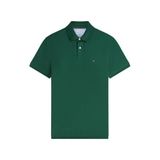 Tommy Hilfiger regular polo donkergroen