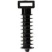 Zenitech – Lot De 50 Embases Noires Pour Chevilles – Fixation Sécurisée Pour Tubes De Différents Diamètres – Compatible Avec Collier De Serrage Adapté