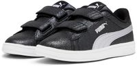 PUMA Smash 3.0 Glitz Glam V PS Meisjes Sneakers - PUMA Black-PUMA Silver-PUMA White