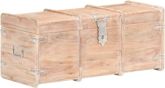 vidaXL Opbergkist 90x40x40 cm Massief Acaciahout