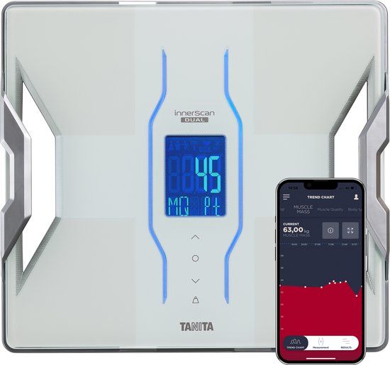 TANITA RD-953 Slimme Personenweegschaal met Lichaamsanalyse - Wit