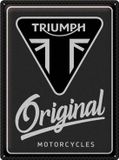 Nostalgic Art Merchandising Metalen Bord 30 x 40 cm Triumph - Original Motorcycles