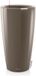 LECHUZA RONDO PREMIUM 32 Plantenbak - Taupe Hoogglans - 13L - Met Bewateringssysteem