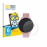 BROTECT Screenprotector 6 Stuks voor TAOLOON Smartwatch 1.27" Transparant