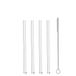 Metaltex Rietjes herbruikbaar 15 cm glas transparant 4 stuks