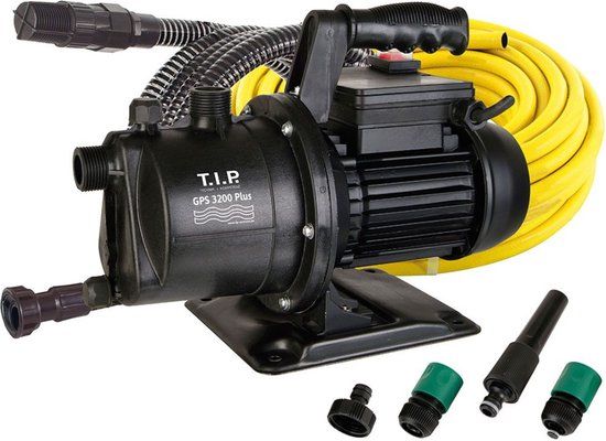 T.I.P. GPS 3200 Plus Beregeningspomp / Tuinpomp - 3200l/u - 650W - Opvoerhoogte 42 m - Startklaar Pakket