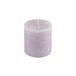 Homéa Pillar Candle Ø 6.8 x H 7 cm, Rustic, Linen Color