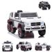 ES-Toys Voiture enfant, Mercedes G63 AMG 6x6 électrique, avec pneus EVA, lecteur MP3 et télécommande