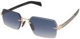 David Beckham DB 7109/S RHL/08 Goudkleurig Kunststof Rechthoekig