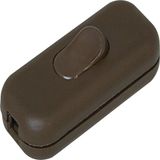 Kopp 193606003 Snoerschakelaar Bruin 1x uit/aan 10 A 1 stuk(s)