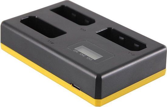 Patona Triple Lader Nikon EN-EL14 / EN-EL14a - Laadt 3 accu's tegelijk