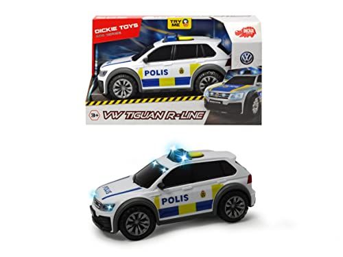 Dickie Toys Zweeds VW Tiguan R-Line politieauto - 25 cm