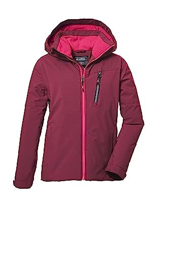 killtec Meisjes Winterjas - KOW 169 GRLS JCKT - dark raspberry - Maat 152