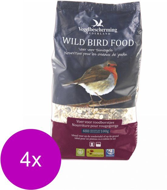 Wildbird Strooivoer Roodborstjes - Voer - 4 x 1.5 l Vbn