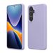 kwmobile telefoonhoesje geschikt voor Samsung Galaxy S25 Plus - Hoesje met siliconen coating - Smartphone case in lavendel
