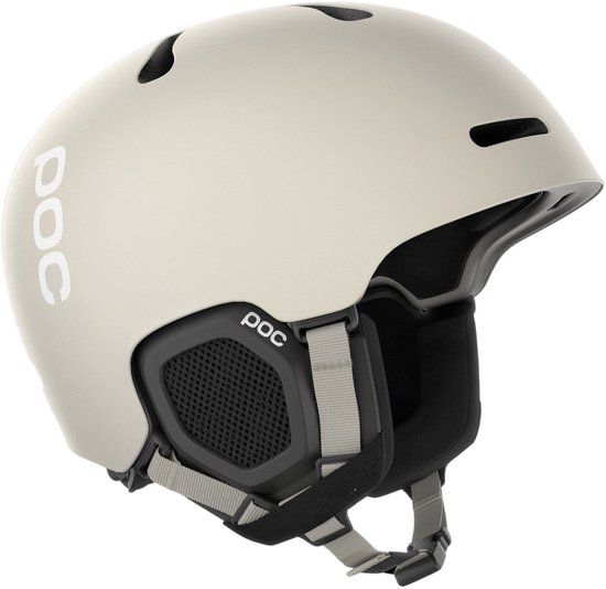 POC Fornix MIPS POW JJ Skihelm Senior XL/XXL - Lichtgrijs - Zwart