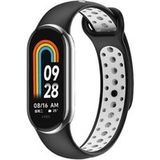 SZSMART Xiaomi Band 8/9 Ademend Tpu Vervangend Polsbandje Zwart