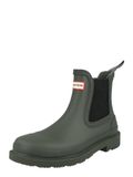 HUNTER Bottes de pluie vert olive / rouge / blanc