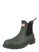 HUNTER Bottes de pluie vert olive / rouge / blanc