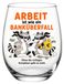 Verre à vin - 550 ml - Verre opaque - Réutilisable