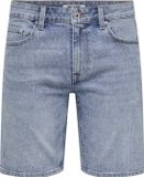 ONLY & SONS ONSWEFT 2-PACK PIM DNM SHORTS Heren Blauw Katoen Regular Fit