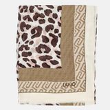 Liu Jo Sjaal Naturale Zebraprint Polyester Beige Vrouwen Volwassenen