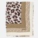 Liu Jo Sjaal Naturale Zebraprint Polyester Beige Vrouwen Volwassenen