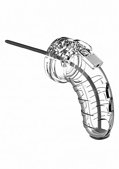 ManCage Model 16 - Chastity Cage - 4.5" - Transparant