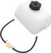 ZenithVibe réservoir de carburant 1L avec pré-filtre à carburant pour tuyau pour 43cc 47cc 49cc 2 temps mini moto quad blanc
