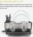 Simplehuman Afdruiprek Compact met Stalen Frame - Zilver - Roestvast Staal