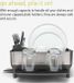 Simplehuman Afdruiprek Compact met Stalen Frame - Zilver - Roestvast Staal