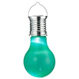 Merkloos Solar party feestlampje lichtbolletjes groen voor buiten 10 cm