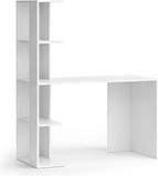 Vicco Tower Bureau – 122.2 x 55.2 cm met 4 compartimenten Wit