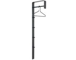 Spinder Design Wandkapstok Arcus Bar - Zwart - Staal