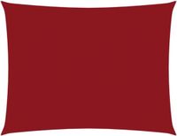 vidaXL Zonnescherm rechthoekig 2,5x3,5 m oxford stof rood
