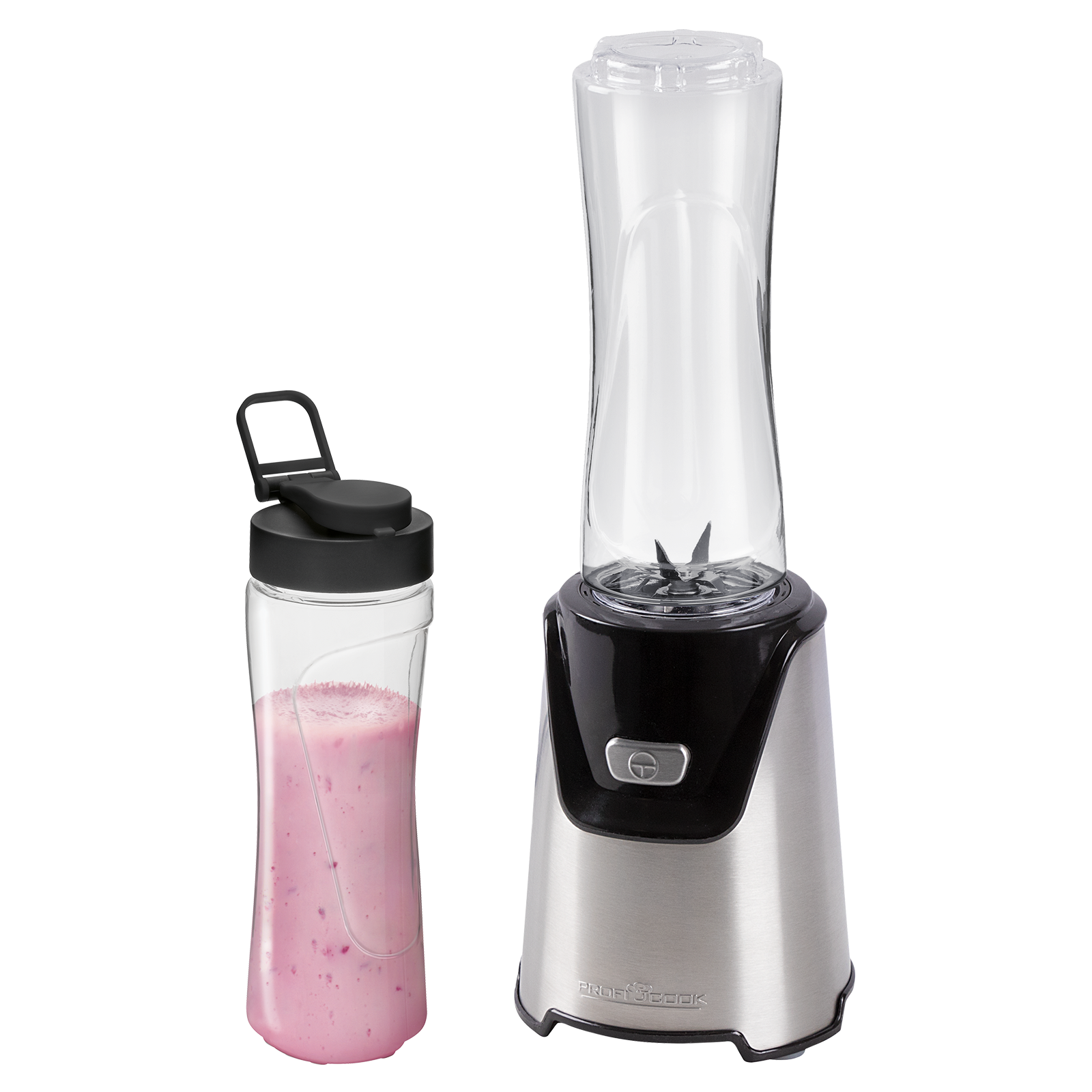 ProfiCook 501153 Blender - Zwart/Zilver