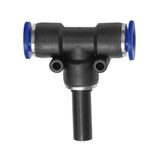 Riegler T-steekverbinding, insteeknippel 10 mm "blauwe serie", rood, voor slang-buiten-Ø 6 mm, werkdruk max. 15 bar, kunststof