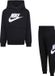Nike Kids 86l135 Fleece Set Met Lange Mouwen Zwart 5-6 Years Jongens