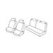 Set Superior Set stoelhoezen grijs/zwart compatibel met Ford Fiesta 5p (05/02>08/08)