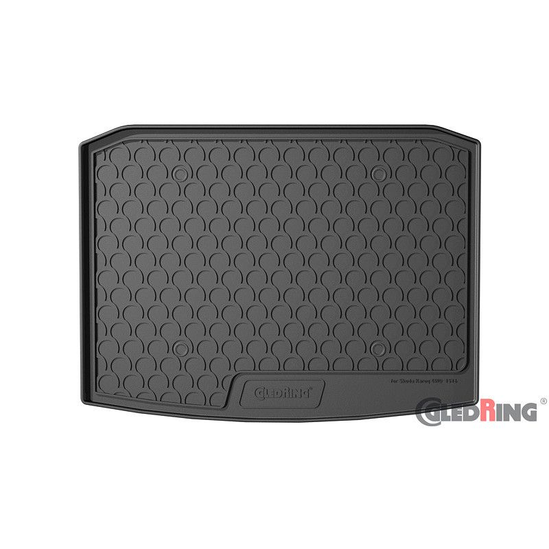 Gledring Rubbasol (Rubber) Kofferbakmat passend voor Skoda Karoq (2021)