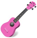 Classic Cantabile US-100 PK Sopraan Ukulele Roze