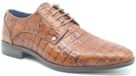 Berkelmans OULTON 2510050253 - Nette herenschoenen Heren veterschoen - Kleur: Cognac - Maat: 44