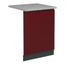 Vicco R-Line Vaatwasserfrontpaneel – 60 cm, WB Marmer Rood