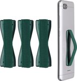 kwmobile Vingerhouder voor Smartphone - Set van 3 - Metallic Petrol